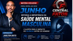 Junho reforça a importância da saúde mental masculina e alerta para o impacto do silêncio entre os homens