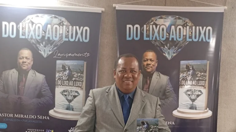 DO LIXO AO LUXO: PASTOR MIRALDO SENA LANÇA LIVRO QUE REVELA UMA TRAJETÓRIA DE SUPERAÇÃO, FÉ E DEPENDÊNCIA DE DEUS